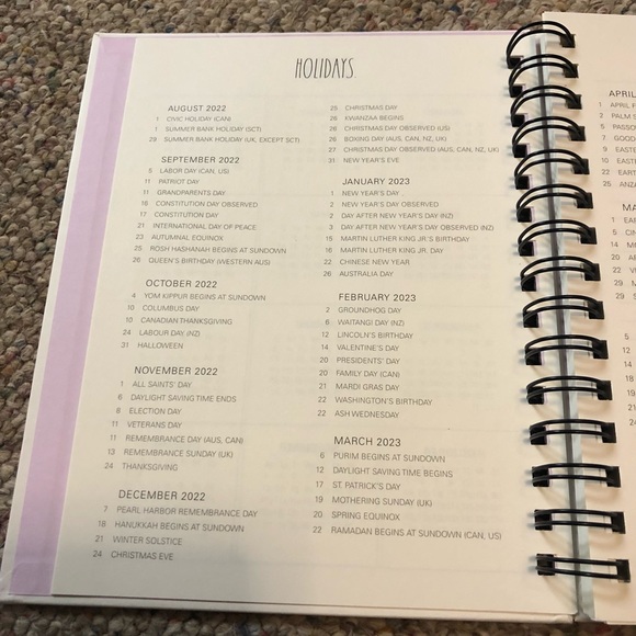 🆕 Rae Dunn PLANS 2023 Planner - Picture 8 of 11
